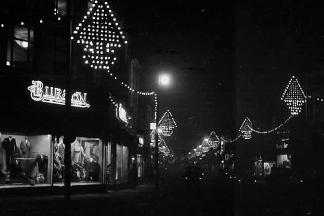 London Road, North End, Portsmouth, Christmas 1959. Picture: The News archive