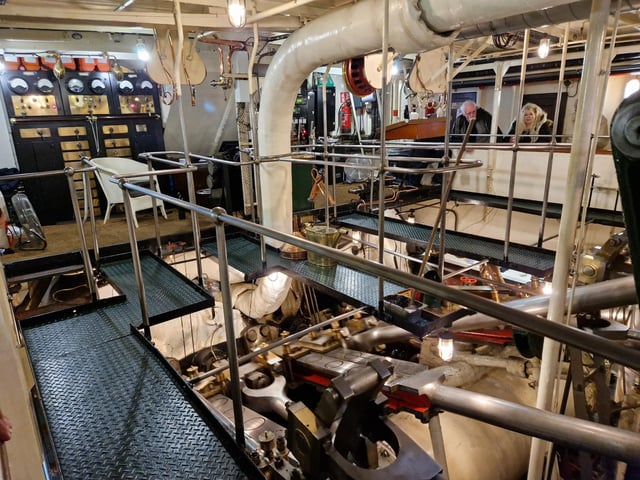 The paddle steamer Waverley sets sail from Shoreham, bound for the Isle of Wight, on September 13, 2024