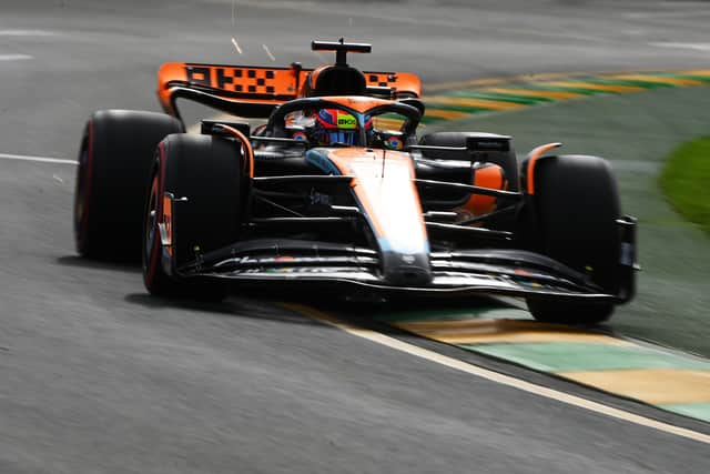 McLaren driver Oscar Piastri driving around Albert Park. Picture: Quinn Rooney/Getty Images