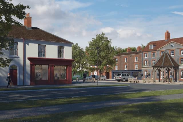 A CGI illustration of the proposed Welborne garden village