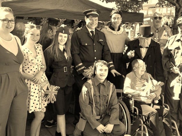 VE Day Celebration at Havant Bus Station