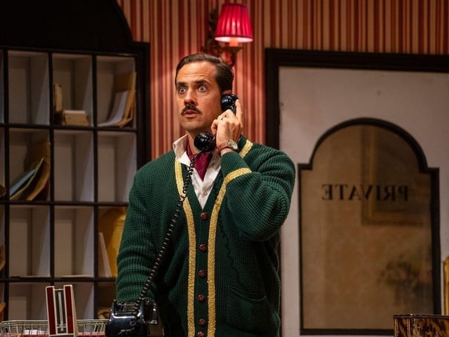 Basil Fawlty played by Danny Bayne in Fawlty Towers The Play at The Kings Theatre June 16th - 20th