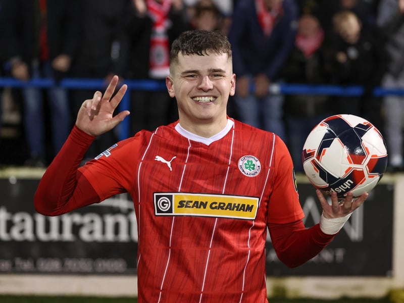 Cliftonville striker linked with the likes of Derby, Bolton, Blackpool and Pompey. Emphatically dealt with by Rich Hughes. 'No, we're not looking at Ronan Hale,' he said.
