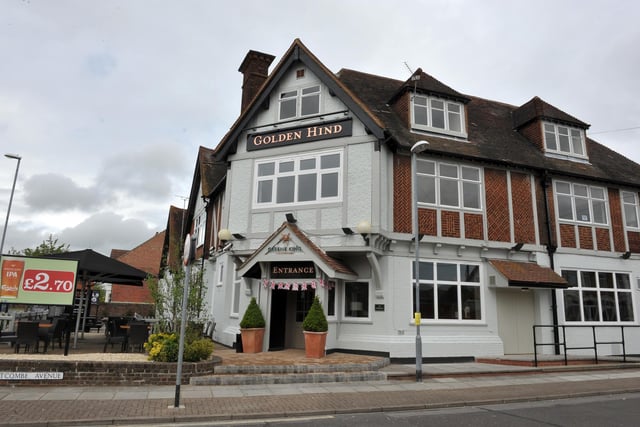 This pub in Copnor Road, Hilsea, gets its name from Sir Francis Drake's ship The Golden Hind which he used to circumnavigate the globe between 1577 and 1580.