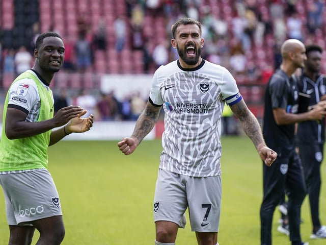 Marlon Pack and Christian Saydee thank the fans for their support at the final whistle