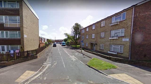 Officers were called to an address in Woodhay Walk at 5.03pm following reports of a disturbance.