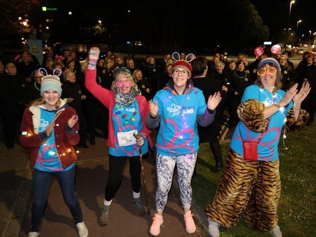 Glow Walk Southsea on March 18, 2022