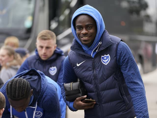 Midfielder Jay Mingi travelled with the Pompey squad to Cambridge last Saturday but was not available for the midweek defeat at Barnsley