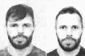 A picture of the same man, who is wanted by police for a major fraud ring conning EU farmers out of costly farming equipment. Photo: Hampshire police