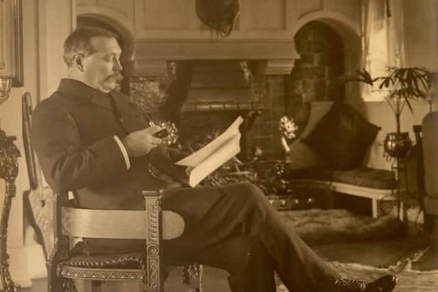 Picture of Arthur Conan Doyal at his home in 1910.
Photography by Habibur Rahman.