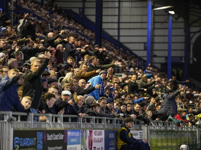 19,439 Pompey fans were present for the 2-1 win against Burton at Fratton Park