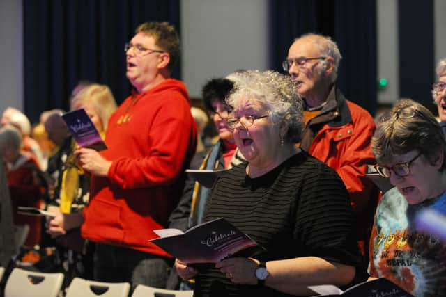 Celebrate the Child, The People's Carol Concert took place on Friday, November 25. at Bay House School in Gosport.

Picture:Sarah Standing (251122-3104)