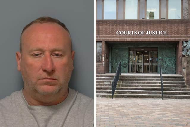 Daniel Fisher, 48, of Elm Grove, Southsea, was handed a three year and four month sentence at Portsmouth Crown Court for possessing and selling Class A and B drugs. Picture: Hampshire and Isle of Wight Constabulary/César Moreno Huerta.