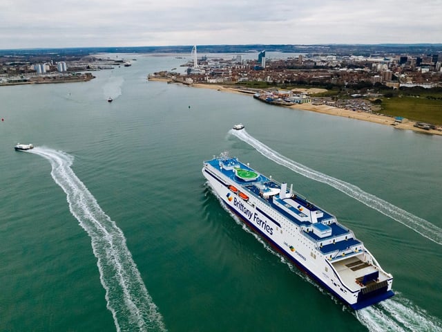Santoña arrived into Portsmouth for the first time yesterday afternoon.