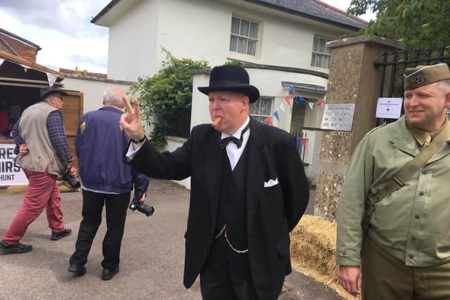 Southwick Revival D-Day - June 9, 2019
Winston Churchill re-enactor Steve McTigue
