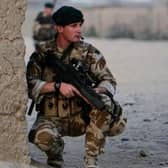 Lieutenant Colonel Joe Winch in Afghanistan while serving in the Royal Marines