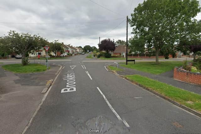 The view of the junction of Brookers Lane and Carisbrooke Road in Gosport. Picture from Google Maps