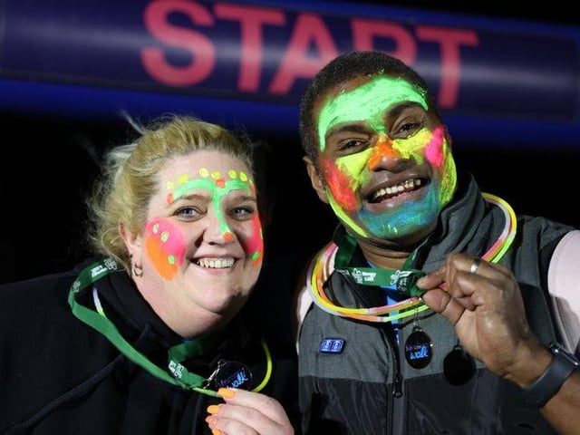 The Southsea Glow Walk on March 18, 2022