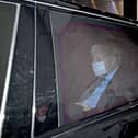 Prime Minister Boris Johnson leaves BBC New Broadcasting House in central London following his appearance on the BBC1 current affairs programme, The Andrew Marr Show. Picture: Stefan Rousseau/PA Wire
