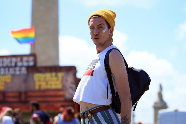 Monty Wicks at Portsmouth Pride, Southsea Common. Picture: Chris Moorhouse (jpns 110622-20)