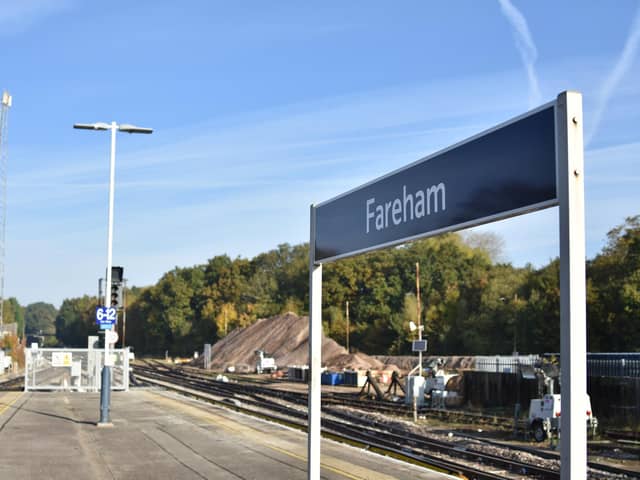 Fareham station.