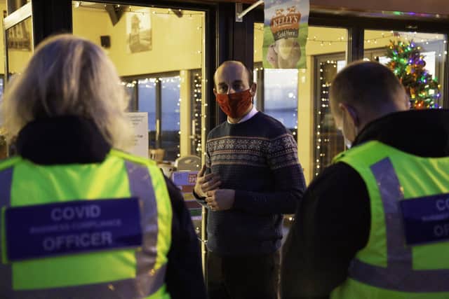 Covid Business Compliance Officers have been working in Portsmouth since October.
Courtesy of Portsmouth City Council