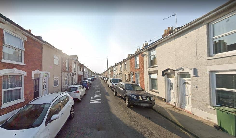 The blaze took place in Winchester Road, Fratton, last night, Firefighters were deployed at roughly 10.30pm. Picture: Google Street View.