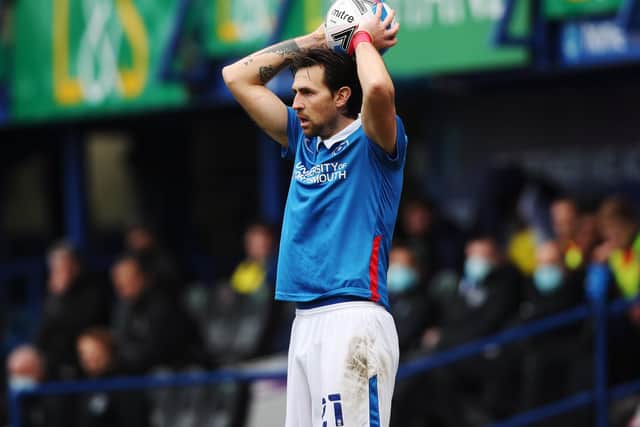 Charlie Daniels was disappointed with Pompey's goal threat in today's 1-0 defeat to Blackpool. Picture: Joe Pepler