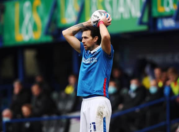 Charlie Daniels was disappointed with Pompey's goal threat in today's 1-0 defeat to Blackpool. Picture: Joe Pepler