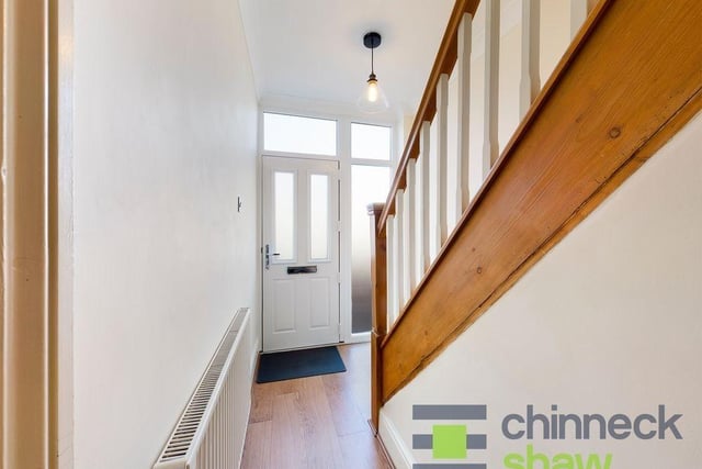 This three-bedroom terraced house in Baffins is on the market for £350,000. It is listed by Chinneck Shaw.