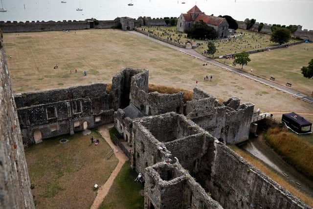 Portchester Castle. Picture: ADRIAN DENNIS/AFP via Getty Images