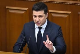 President Volodymyr Zelensky will address the House of Commons today.