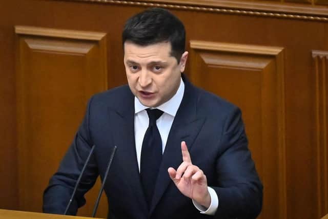 President Volodymyr Zelensky will address the House of Commons today.
