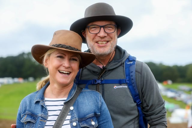 Pictured: Rachel and Alex Shaw at Wickham Festival on Saturday, August 5. 
Picture: Chris Moorhouse (jpns 050823-37)