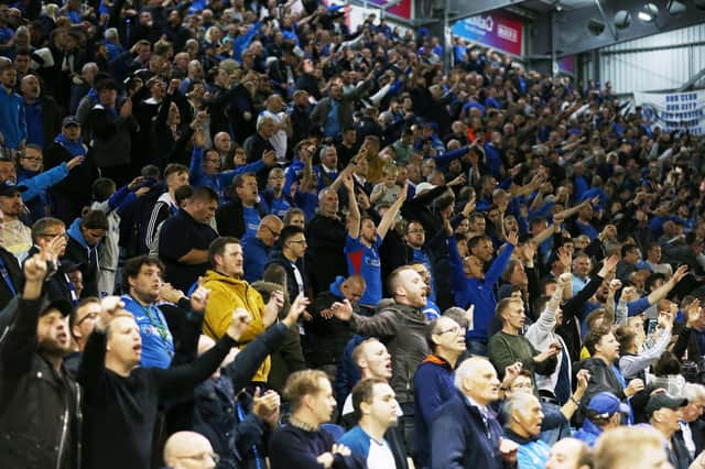 Pompey fans will be back at Fratton Park on Saturday. Picture: Joe Pepler