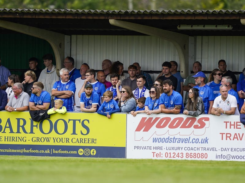 More than 2,200 fans packed into Nyewood Lane for Pompey’s annual friendly with Bognor.