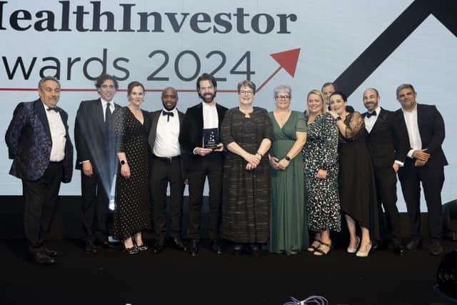 The Cornerstone management team at the award ceremony