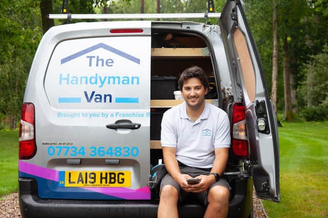 Brennan Watt, who set up The Handyman Van. Photographer: Najeeb Latif. 