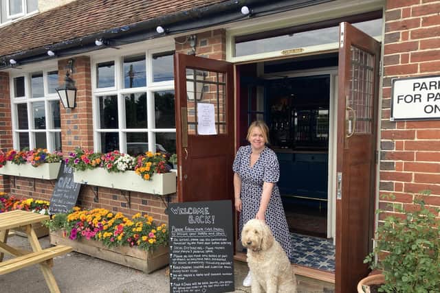 Koren Blake, landlady at The Brickmakers in Swanmore 
