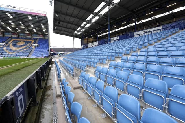 Michael Eisner has reiterated his determination to extend the North Stand at Fratton Park   Picture: Robin Jones