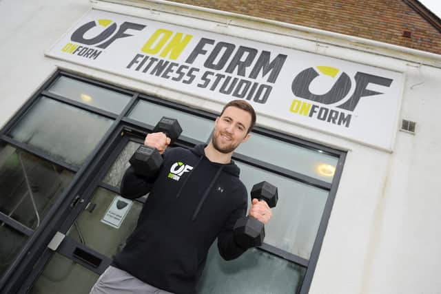 On Form Fitness Studio in Gull Coppice, Whiteley, opened on Wednesday, December 3.

Pictured is: Owner of On Form Fitness Studio Ash Carter (33).

Picture: Sarah Standing (111220-308)