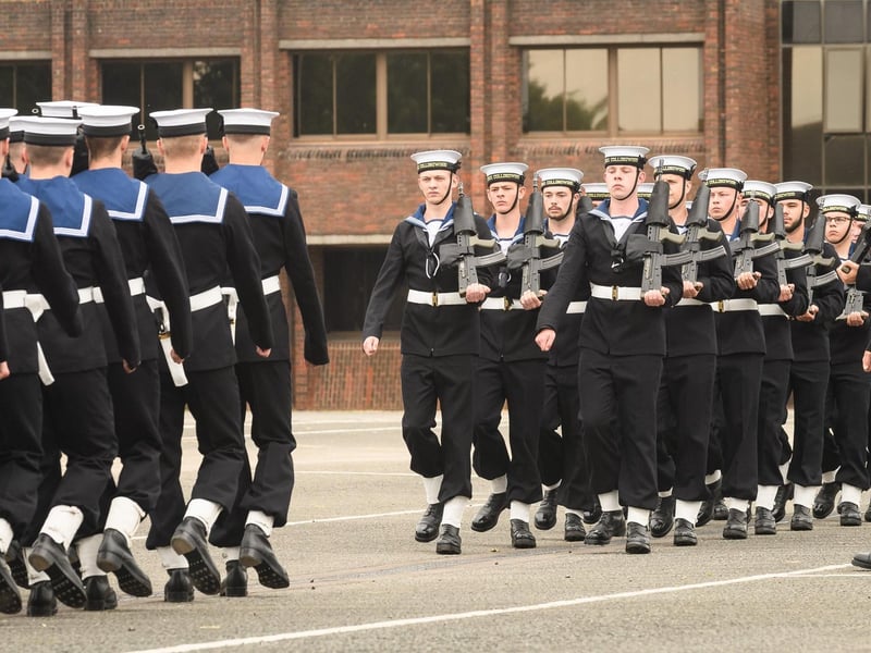 HMS Collingwood Ceremonial Drill Display