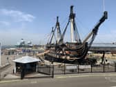 HMS Victory and HMS Queen Elizabeth