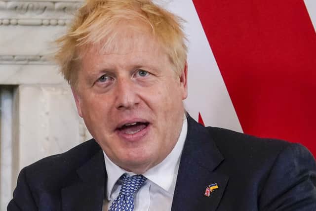 Britain's Prime Minister Boris Johnson will face a vote of confidence among Conservative MPs this evening, after at least 54 MPs submitted letters to a party committee to trigger the vote. He can prevail with a simple majority. Photo by Alberto Pezzali-WPA Pool/Getty Images