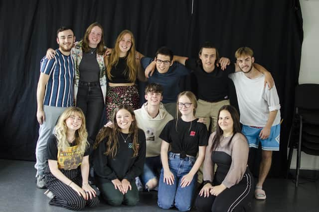 Members of Havant's Dynamo Youth Theatre company