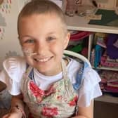 Sophie Fairall, age nine from Stubbington, has a rare form of cancer that is now terminal. Picture: Charlotte Fairall