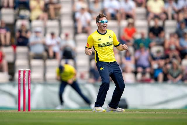 Liam Dawson in action.
