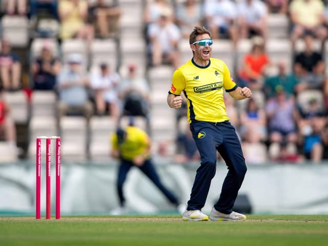 Liam Dawson in action.