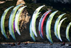 Kite foiling – the high-speed drama on the water coming to Portsmouth. Picture – supplied.