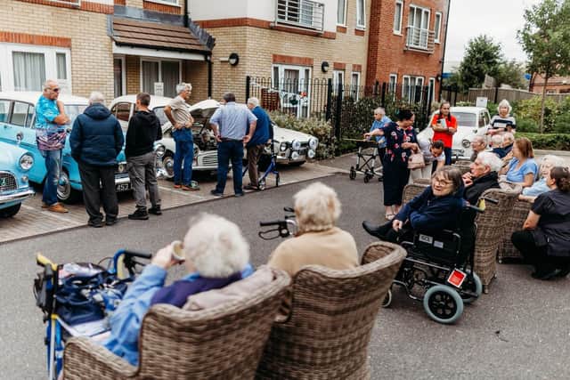 The day was a success, delighting residents and attracting local people from around Horndean